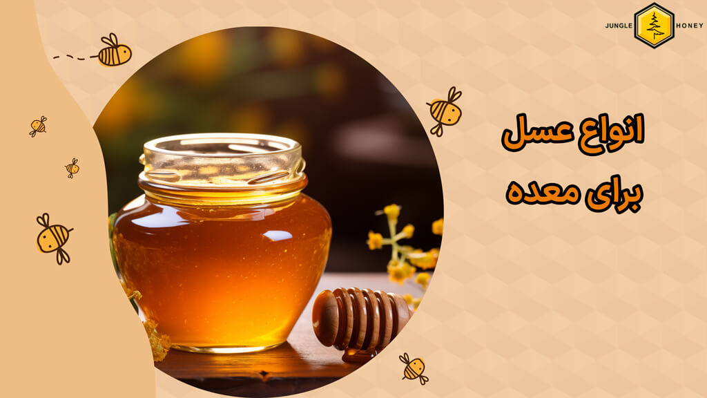 انواع عسل خام و ارگانیک برای سیستم گوارش و معده